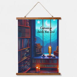 Night Sky Library Hangend Wandkleed