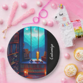 Night Sky Library Papieren Bordje (Feest)