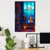 Night Sky Library Poster (Thuiskantoor)
