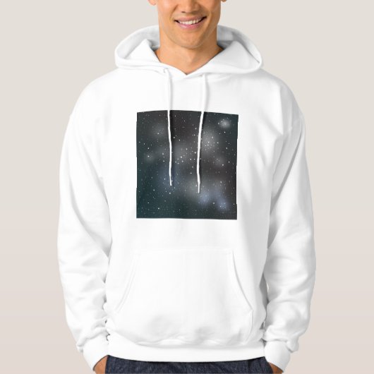 Night Sky Mannen Hoodie (Voorkant)