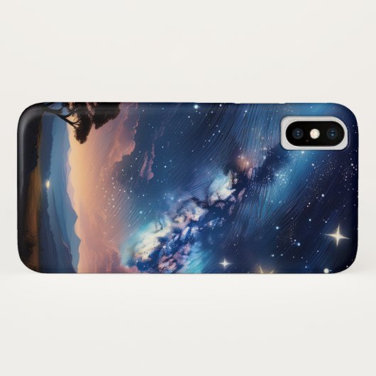Night Sky Melkweg telefoonhoesje Case-Mate iPhone Case (Achterkant (horizontaal))