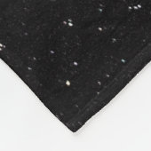 Night Sky met Stars Quote Sherpa Blanket Fleece Deken (Hoek)