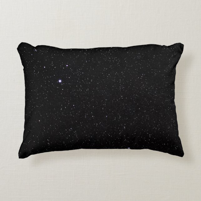 Night Sky met sterren Accent Kussen (Voorkant)