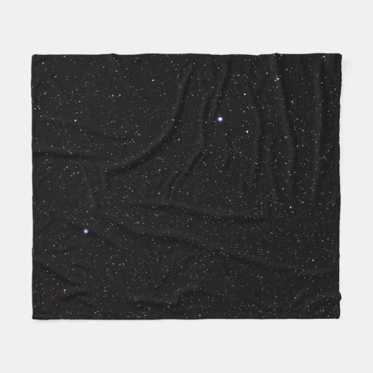 Night Sky met sterren Fleece Deken (Voorkant (Horizontaal))