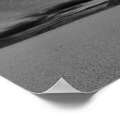 Night Sky Milky Way Panorama van Racetrack Playa Poster (Hoek)