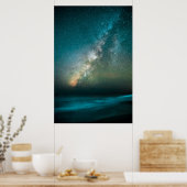 Night Sky Modern Photography Poster (Keuken)