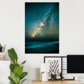 Night Sky Modern Photography Poster (Thuiskantoor)