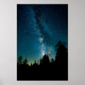 Night Sky Modern Photography Poster (Voorkant)