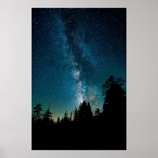 Night Sky Modern Photography Poster (Voorkant)