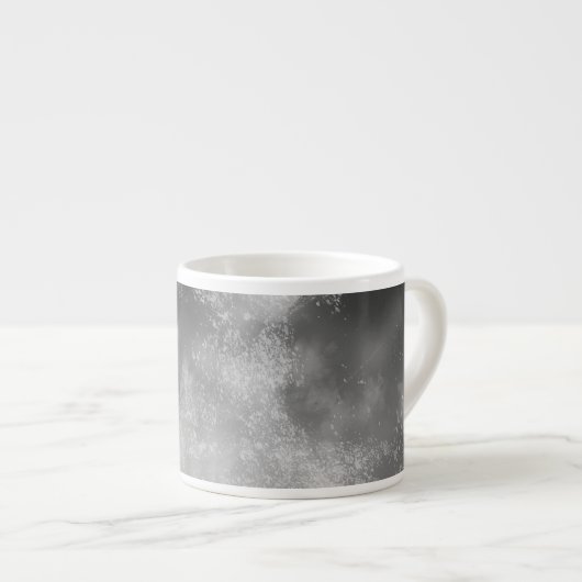 Night Sky Monochrome Grey Espresso Kop (Voorkant rechts)