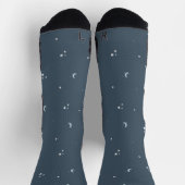 Night Sky Moon & Stars Patroon Sokken (Top)
