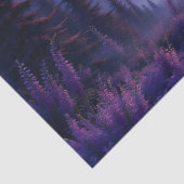 Night Sky Moose Crescent Moon Lavender Tissuepapier (Detail)