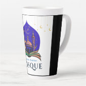  Night Sky Mosque Tumbler – Islamic Center Design Latte Mok (Rechterhoek)