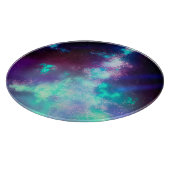 Night Sky Neon Lights Cutting Board Snijplank (Hoek)