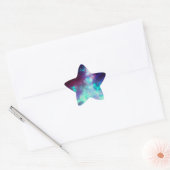 Night Sky Neon Lights Emerald Sticker (Envelop)