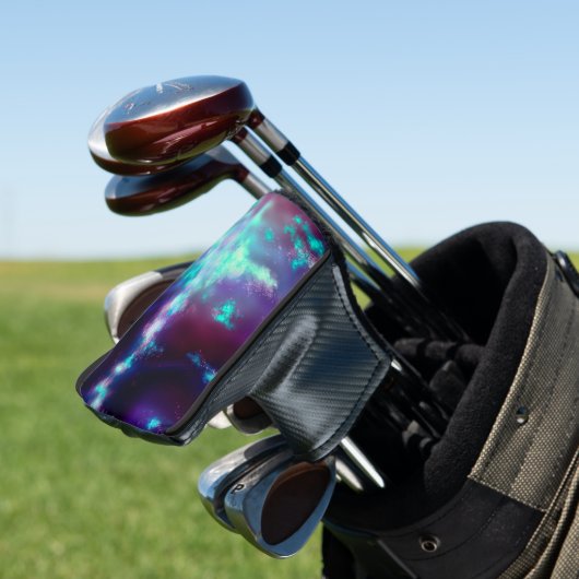 Night Sky Neon Lights Golfheadcover (Insitu)