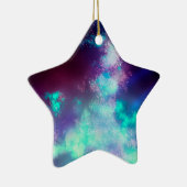 Night Sky Neon Lights Keramische decoratie (Rechts)
