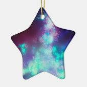 Night Sky Neon Lights Keramische decoratie (Links)