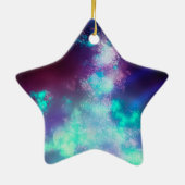 Night Sky Neon Lights Keramische decoratie (Achterkant)
