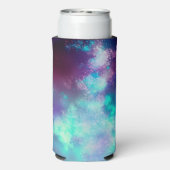 Night Sky Neon Lights-koeler Seltzer Blikjeskoeler (Seltzer Achterkant)
