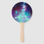 Night Sky Neon Lights set van ventilatoren Handwaaier (Achterkant)
