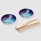 Night Sky Neon Lights set van ventilatoren Handwaaier (Niet-gemonteerd)