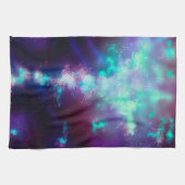 Night Sky Neon Lights Tea Towel Theedoek (Horizontaal)