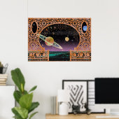 Night Sky on Risa ~ Interplanetair reizen Poster (Thuiskantoor)