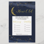 Night Sky over de maan Hoe oud de ouders zijn (Voorkant)