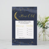 Night Sky over de maan Hoe oud de ouders zijn (Staand voorkant)