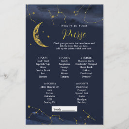 Night Sky over de maan wat er in je tas zit