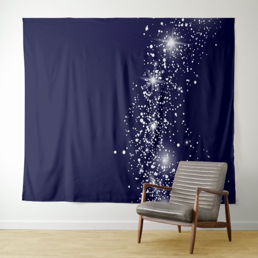 Night Sky Photo Backdrop Wandkleed (In Situ (horizontaal))