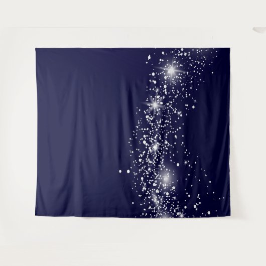 Night Sky Photo Backdrop Wandkleed (Voorkant (horizontaal))