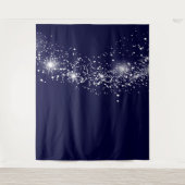 Night Sky Photo Backdrop Wandkleed (Voorkant)