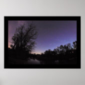 Night Sky Photo Poster (Voorkant)