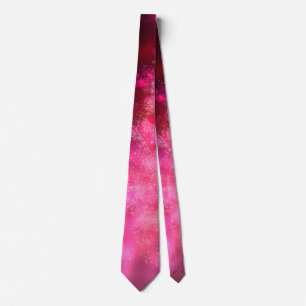 Night Sky Pink Flare Stropdas