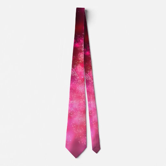 Night Sky Pink Flare Stropdas (Voorkant)