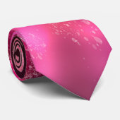 Night Sky Pink Flare Stropdas (Opgerold)