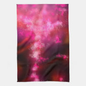 Night Sky Pink Flare Tea Towel Theedoek (Verticaal)