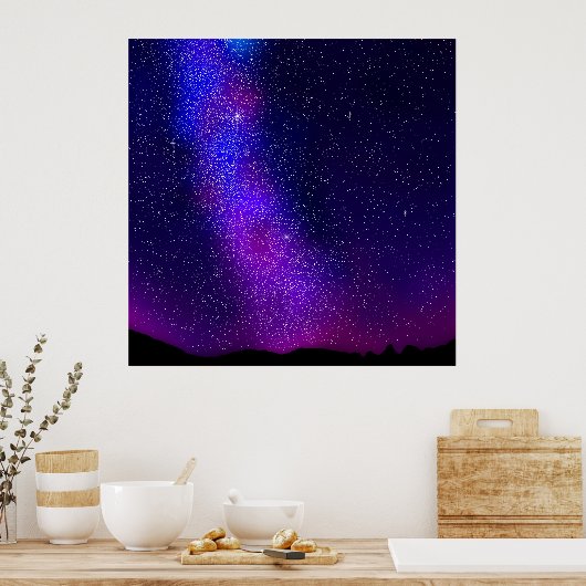 Night Sky Poster (Keuken)