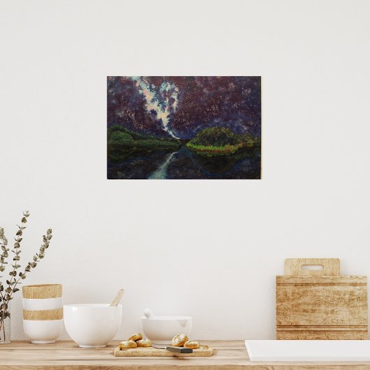 Night Sky Poster (Keuken)