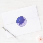 Night Sky Ronde Sticker (Envelop)