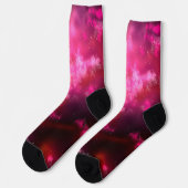 Night Sky roze Flare Sustainable Crew Sock Sokken (Links)