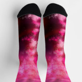 Night Sky roze Flare Sustainable Crew Sock Sokken (Top)