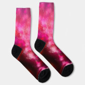 Night Sky roze Flare Sustainable Crew Sock Sokken (Rechts)