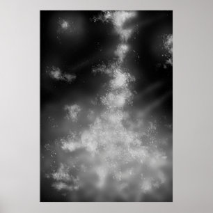 Night Sky Smoke Poster