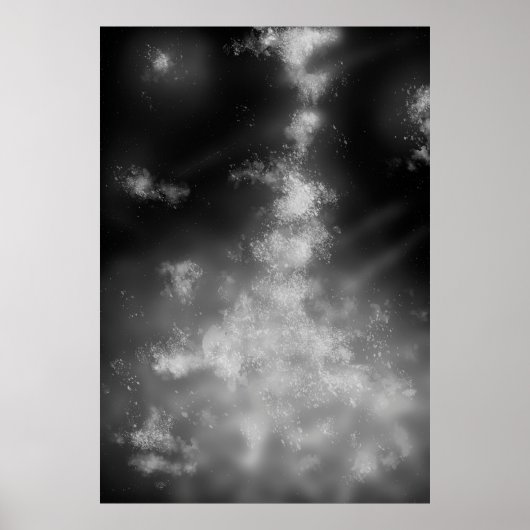 Night Sky Smoke Poster (Voorkant)