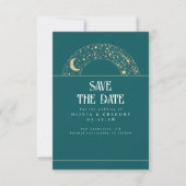 Night Sky Stars Celestial Sla de datum op Save The Date (Voorkant)