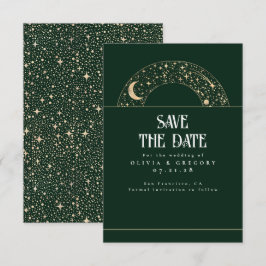 Night Sky Stars Celestial Sla de datum op Save The Date