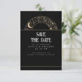Night Sky Stars Celestial Sla de datum op Save The Date (Staand voorkant)